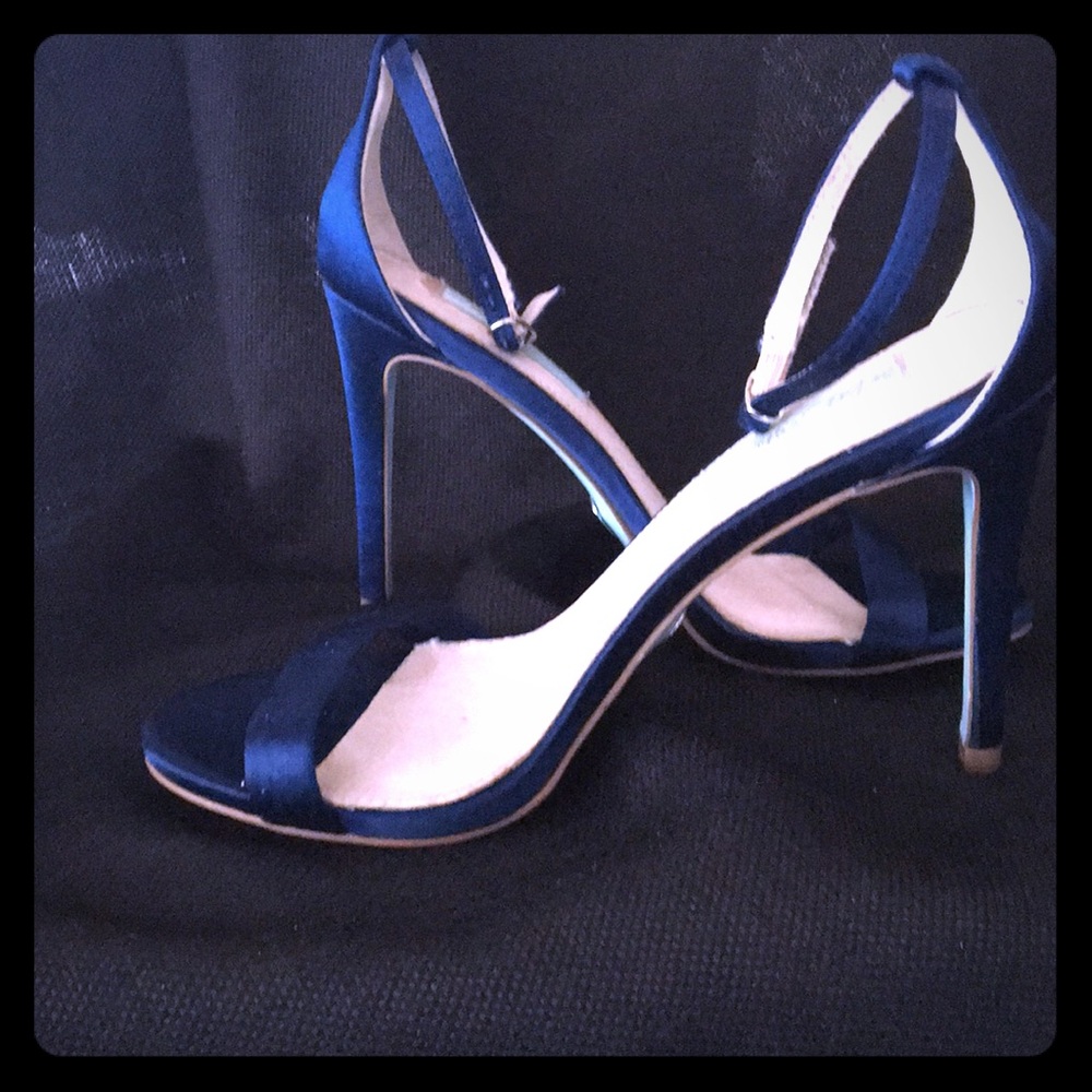 Betsey Johnson Blue Heels